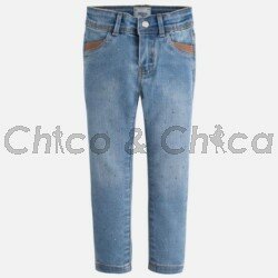 Spodnie długie jeans 04550 Basic