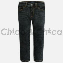 Spodnie dzianina jeans 04508 Szary